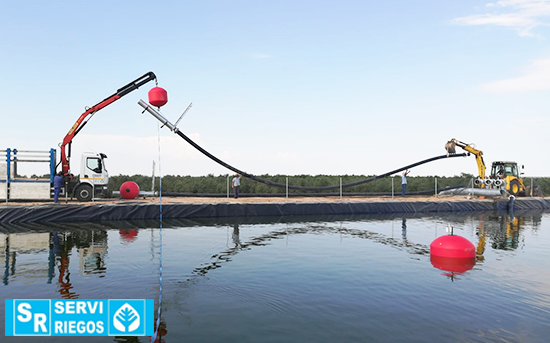 Instalación de bombeo sumergido en Badajoz